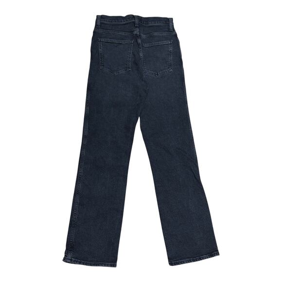 Agolde Denim Pinch Jeans Black Straight Leg High Rise Hitch 27 - Picture 4 of 9